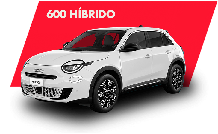 Fiat 600 híbrido blanco