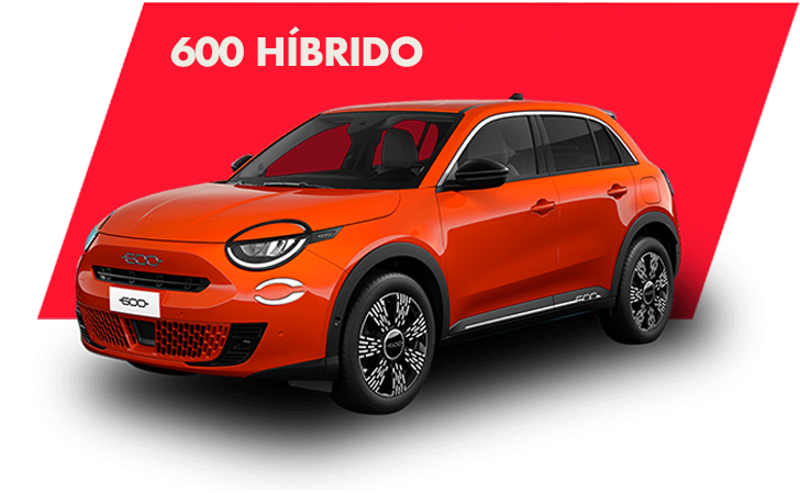 Fiat 600 híbrido naranja