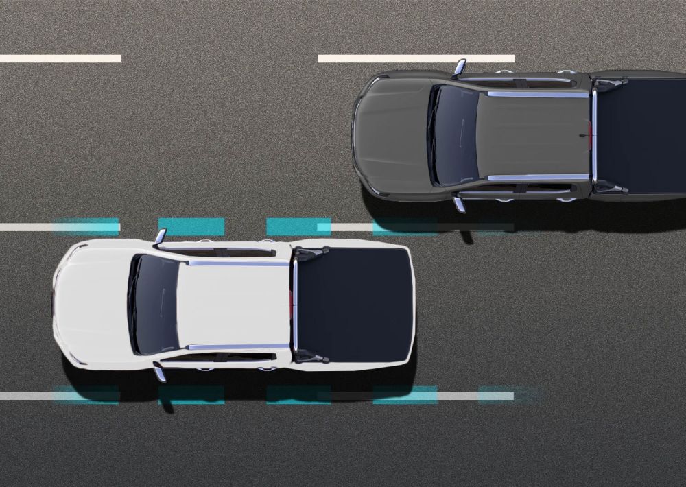 Fiat Titano advertencia de cambio de carril