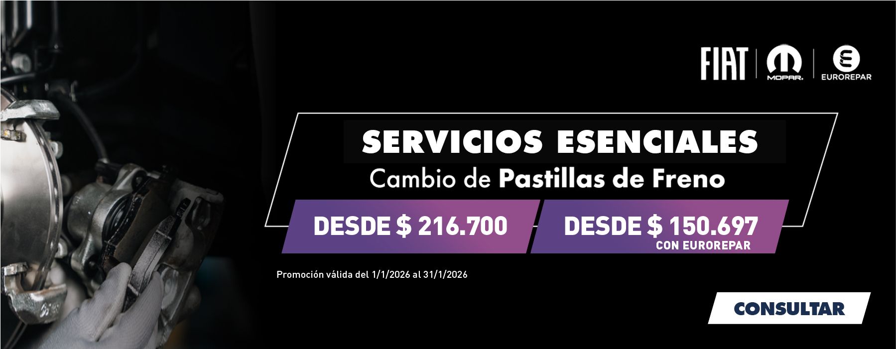 Promo postventa Fiat Pastillas
