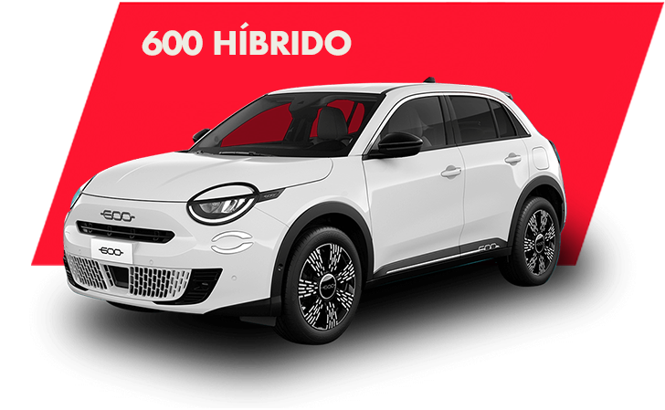 Fiat 600 híbrido blanco