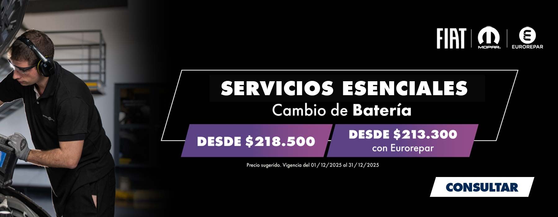 Cambio de batería para tu fiat