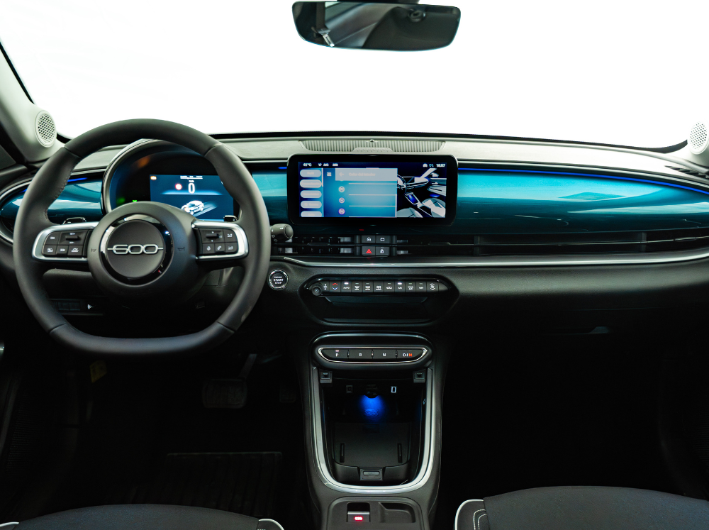 Fiat 600 Interior negro